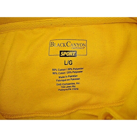 Green Bay Packers Hoodie Sweatshirt Green Yellow Big Block Letters Mens Sz L - Picture 5 of 5